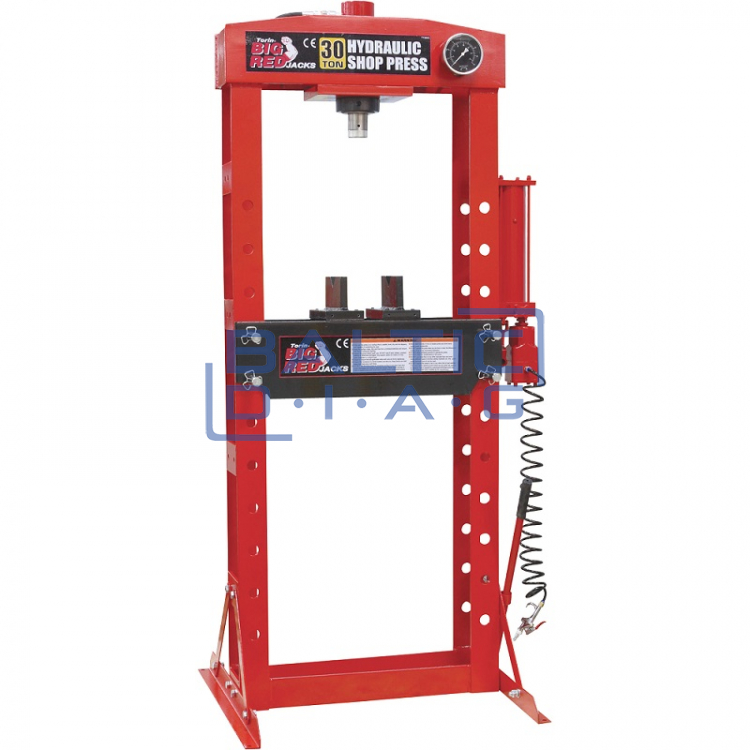 Pneumatic / hydraulic press with manometer 30t