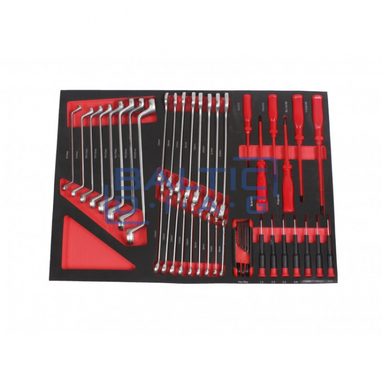 Professional tool cabinet with tools 7 drawers 319pcs.