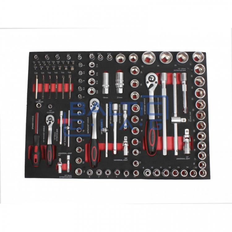 Professional tool cabinet with tools 7 drawers 319pcs.