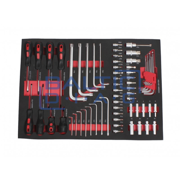 Professional tool cabinet with tools 7 drawers 319pcs.
