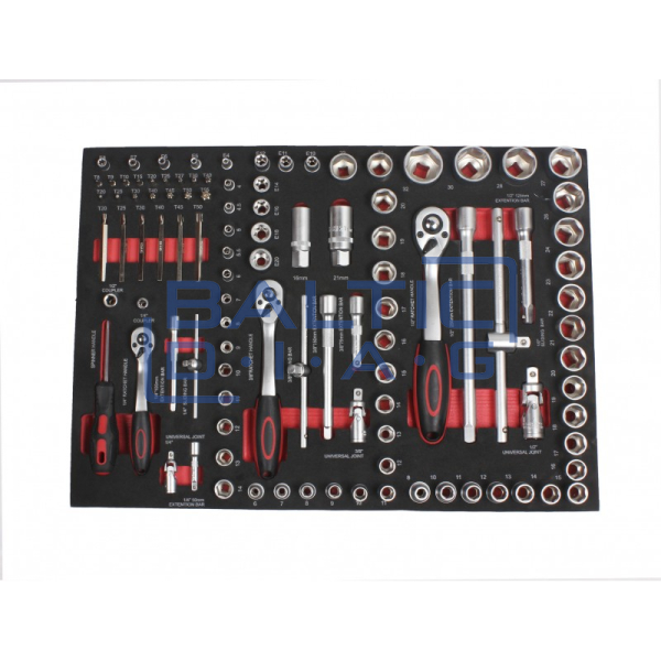 Professional tool cabinet with tools 7 drawers 319pcs.