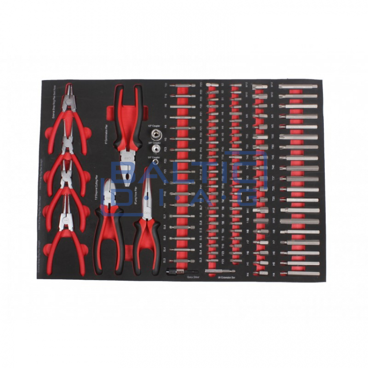 Professional tool cabinet with tools 7 drawers 319pcs.