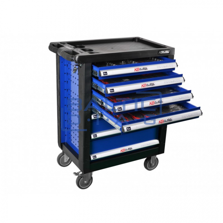 Professional tool cabinet with tools 7 drawers 319pcs.