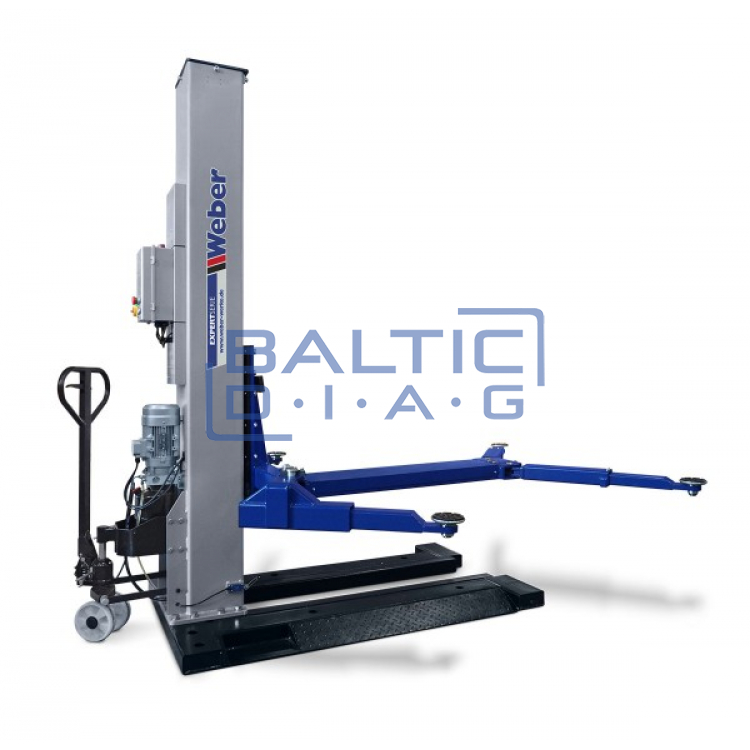 Weber Autolift single-column mobile electro-hydraulic lift 2.5