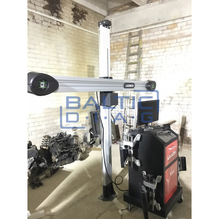 Launch X-861 3D wheel alignment stand