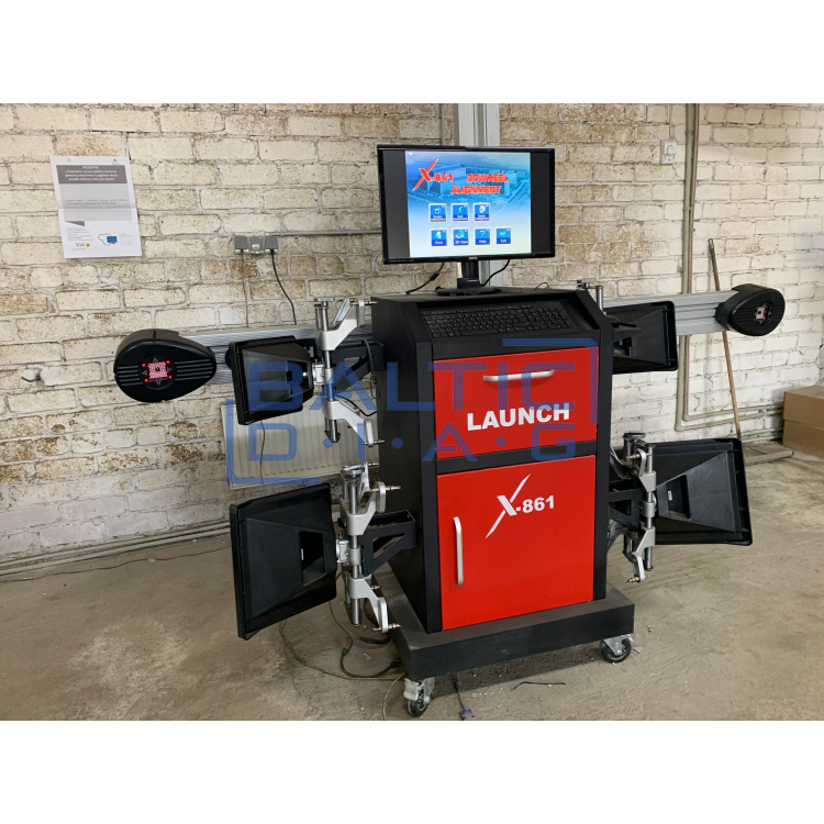 Стенд для регулировки углов установки колес Launch X-861 3D