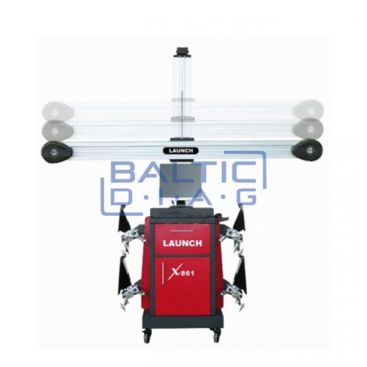 Launch X-861 3D wheel alignment stand