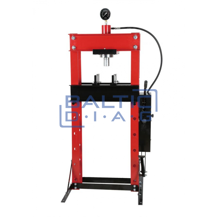 Hydraulic press with manometer 30t, stockings