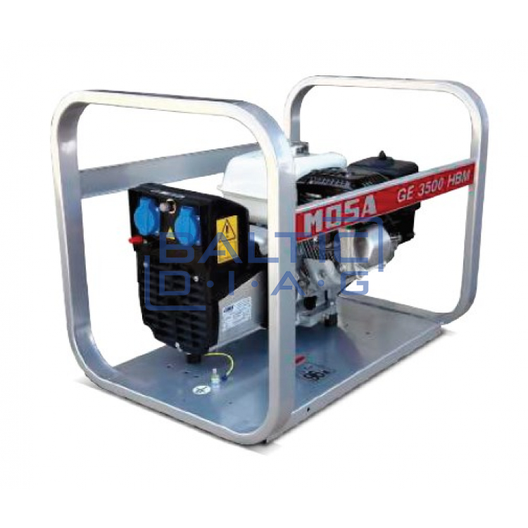 Benzininis generatorius MOSA GE 3500 HBM, 2,6 kW, 3000 aps/min