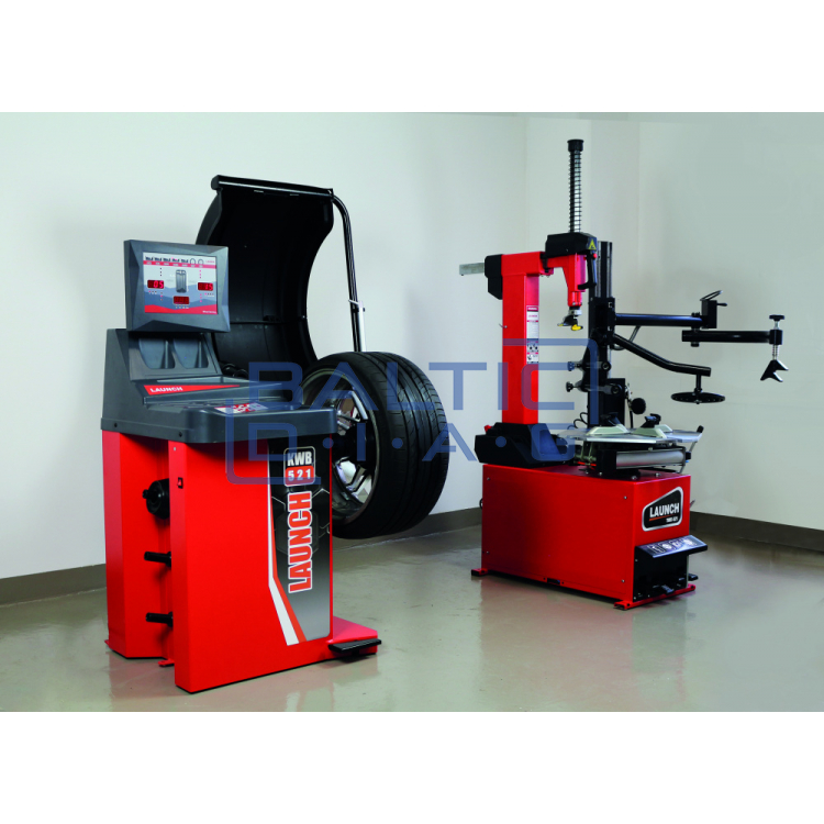 Wheel balancer and tyre changer set Launch