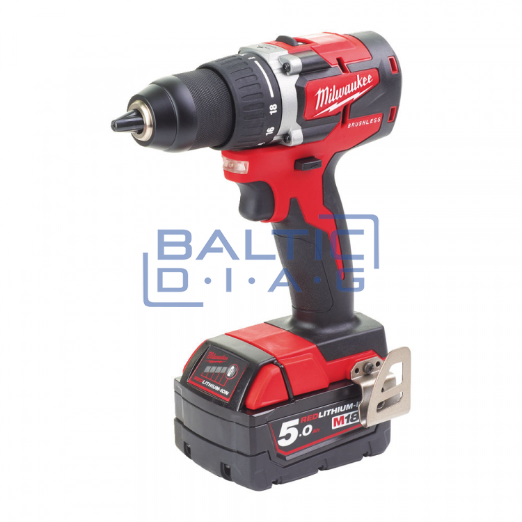 Cordless screwdriver / drill Milwaukee M18 CBLDD-502C