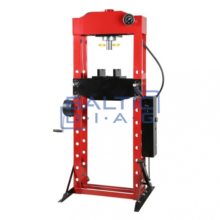Hydraulic press with manometer 30t, stockings