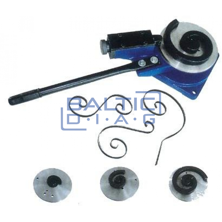 Mechanical tape bender with 3 shapes