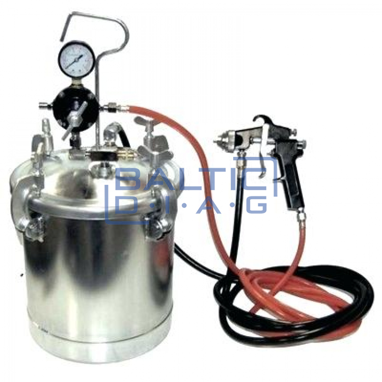 Paint tank 10l with sprayer 2.0mm