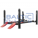 The four-column lift is ready for wheel alignment 4000 kg