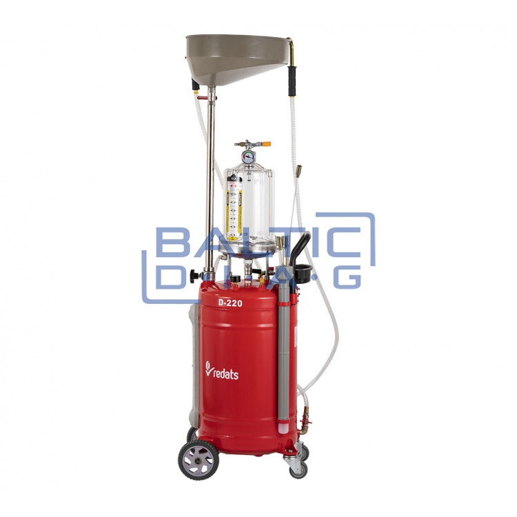 Pneumatic oil collection tank 80L