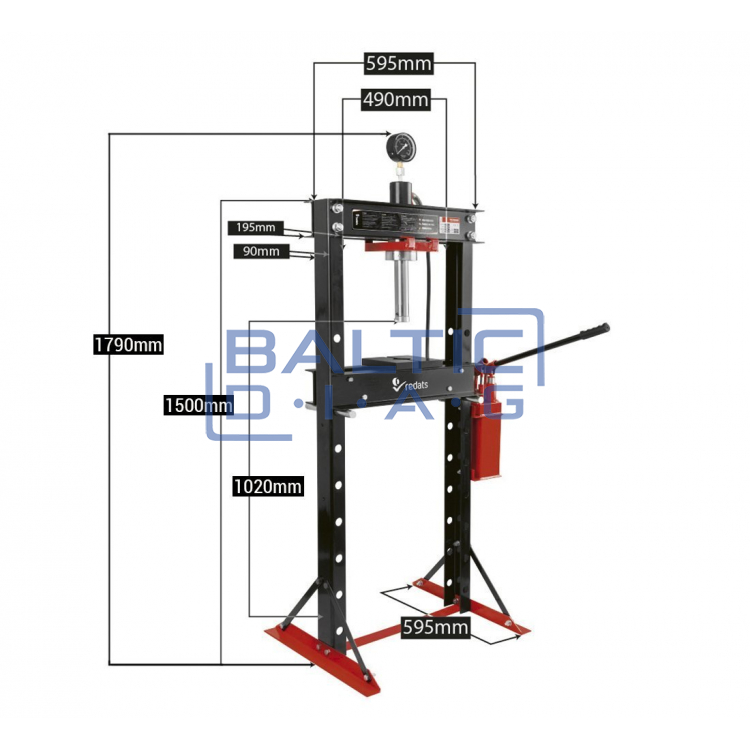 Hidraulinis presas 20 tonų H-370