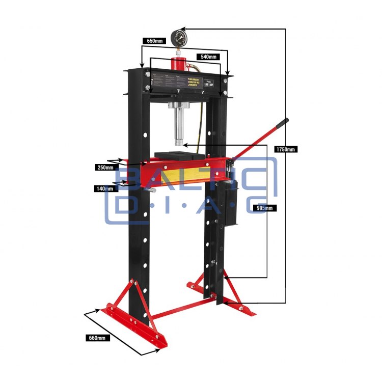 Hydraulic press 30 tons Redats H-380