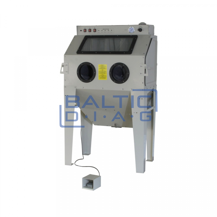 Sandblasting with side door 350L