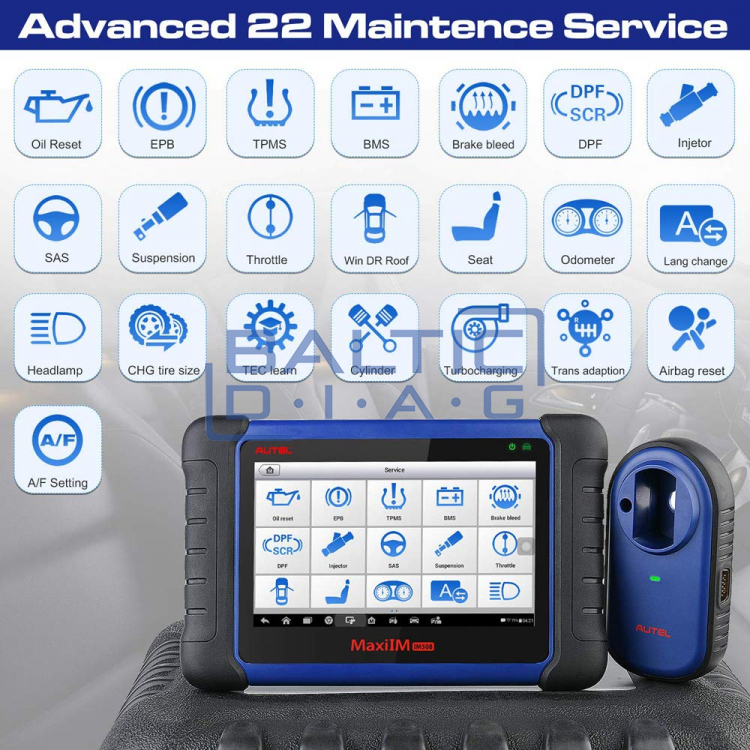 Key and immobilizer programming software Autel MaxiIM IM508S