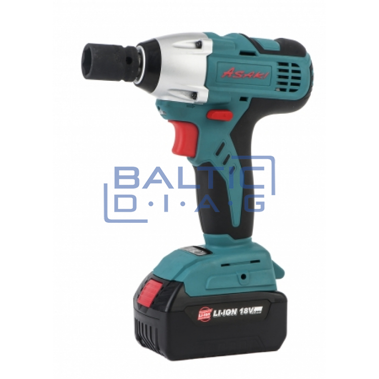 Cordless impact wrench 18V, Li-ion