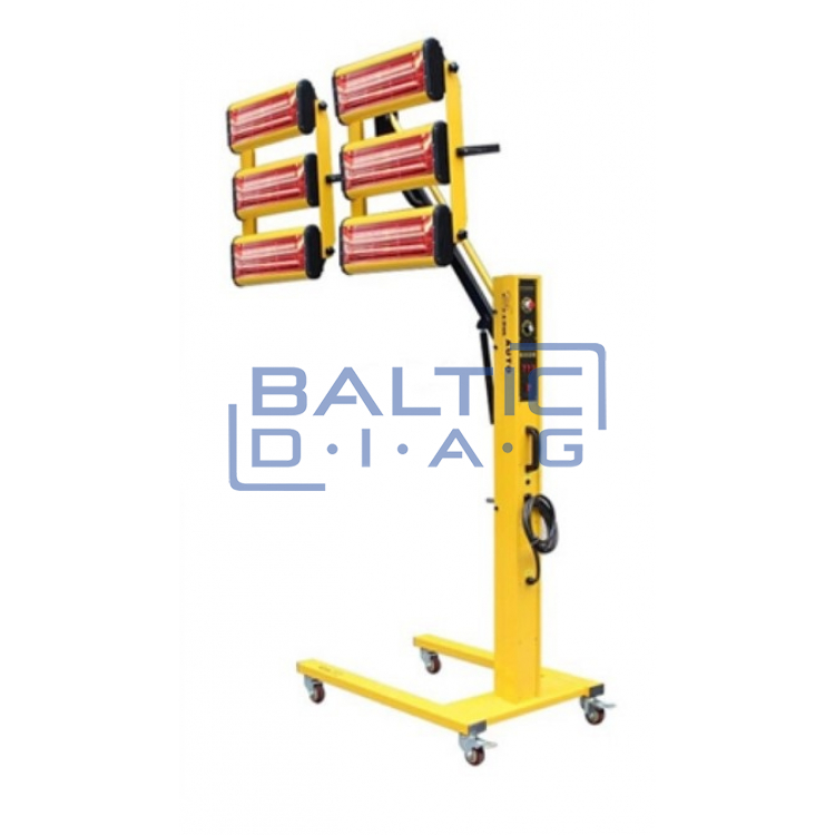 Mobile infrared paint dryer BD-6AL