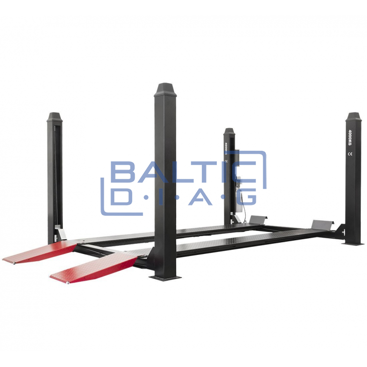 Four-column lift for repair work 4000 kg