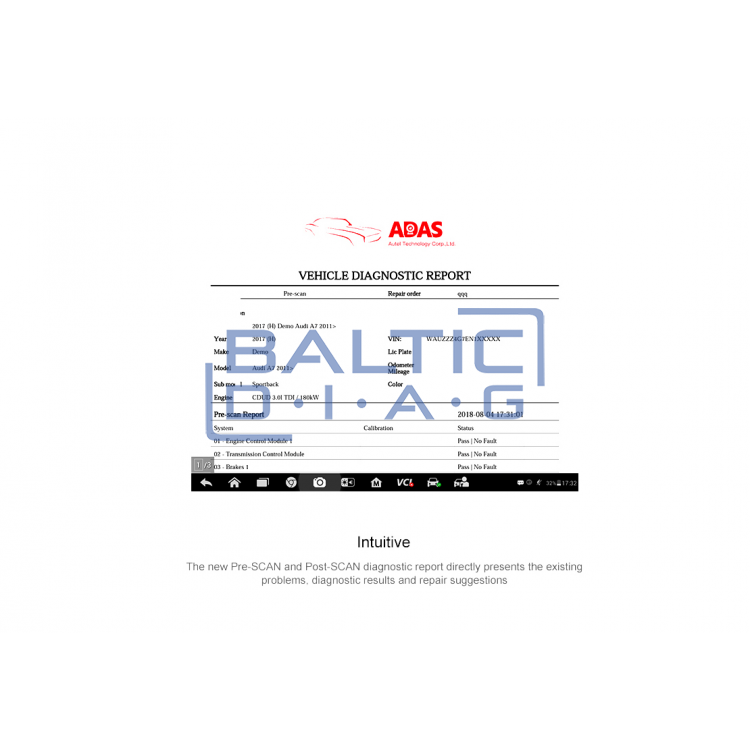 Мобильное калибровочное оборудование ADAS Autel MaxiSys MA600 Full kit
