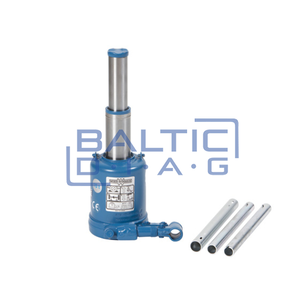 Hydraulic jack with double cylinder AC Hydraulic AT5-215