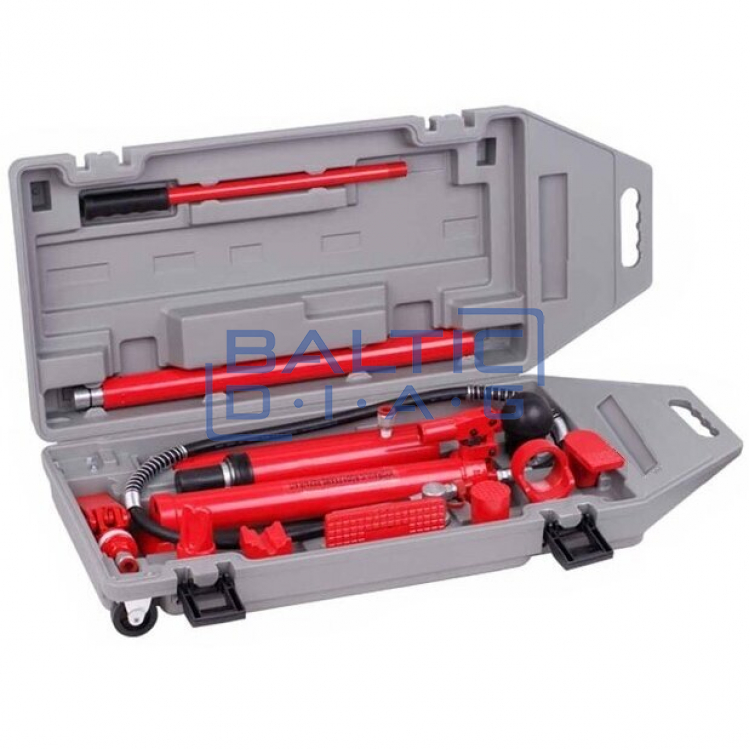 Portable hydraulic unit with wheels 10t