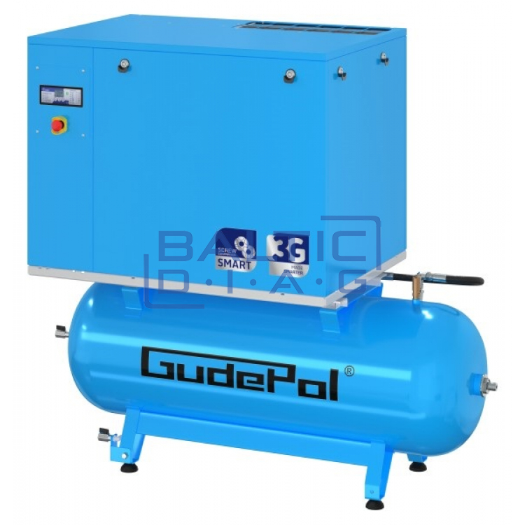 GudePol screw compressor 500l 13bar 15kW