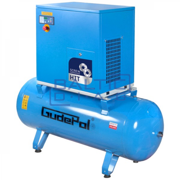 Винтовой компрессор GudePol 270л 10бар 4кВт