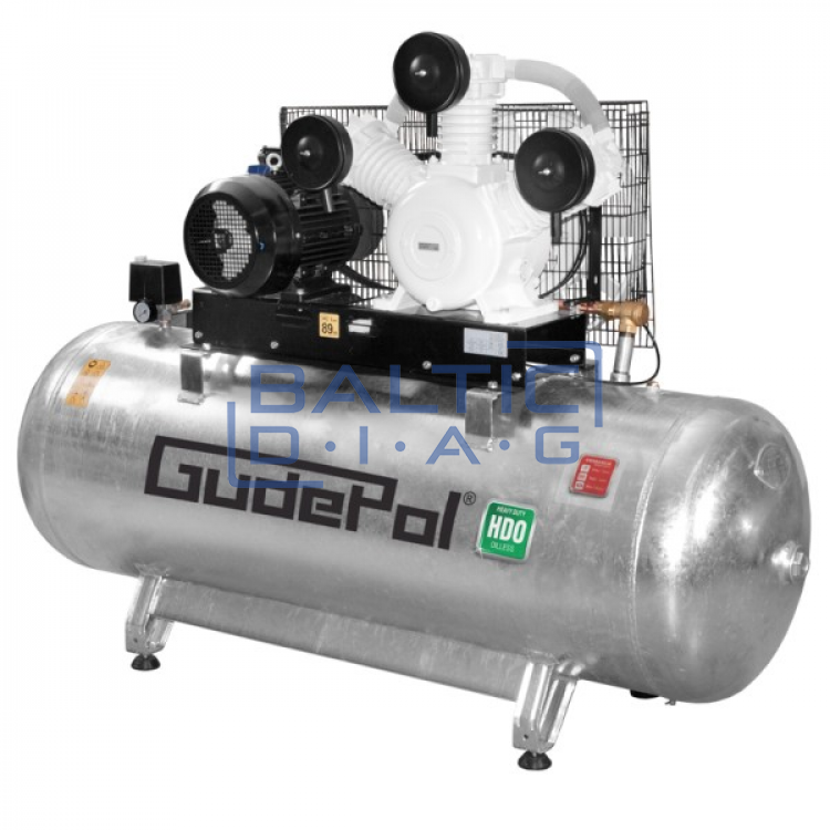 Gudepol betepalinis oro kompresorius 500l 1150l/min 10bar