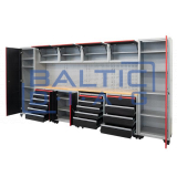 Professional workshop cabinet system Weber 16 pcs