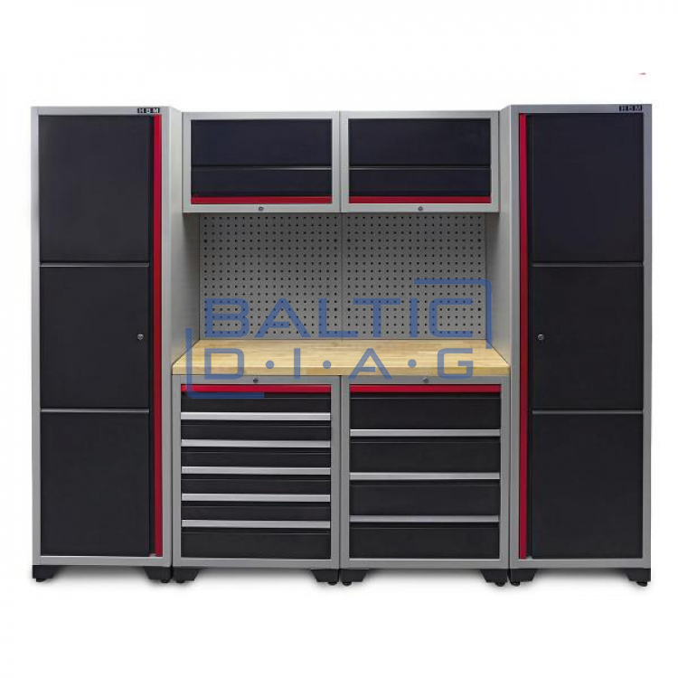 Professional workshop cabinet system Weber 9 pcs
