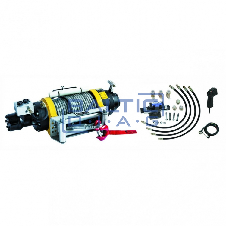 Hydraulic winch with remote control system 10215 kg