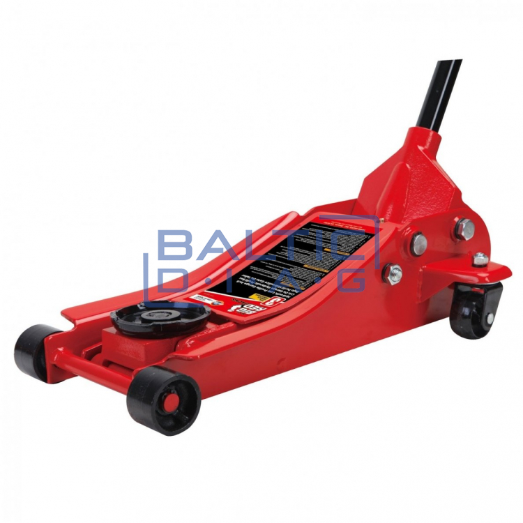 Low profile jack with wheels 2.5t