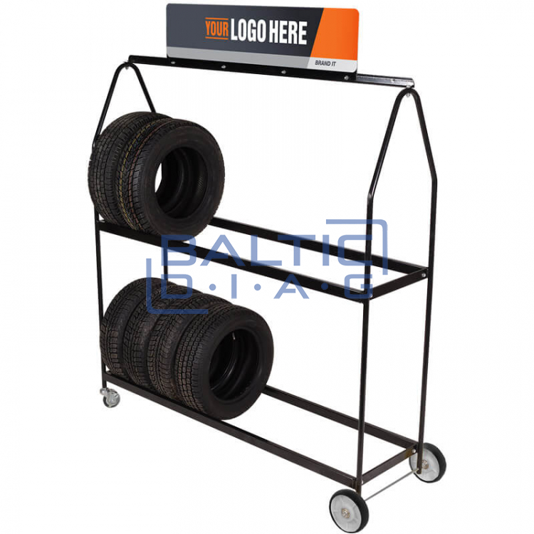 Mobile tire rack Martins Industries MTD-72