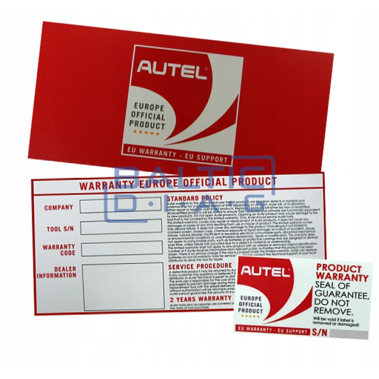 Official AUTEL 1 year updates for MaxiCheck MX808TS devices