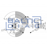 2-column lift for buses, 5T REDATS L-280 automatic