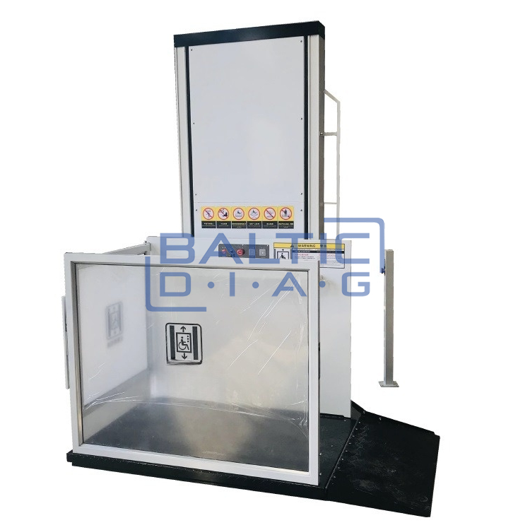Aluminum wheelchair lift