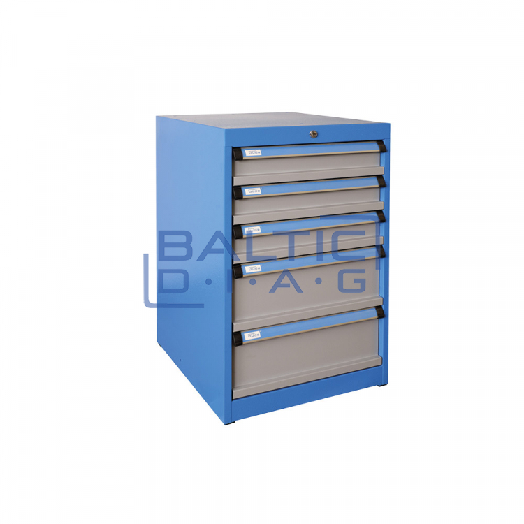 Cabinet with five drawers