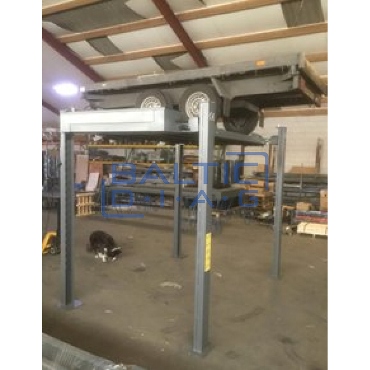 Dvivietis parkingo keltuvas skirtas priekaboms int-208-trailer