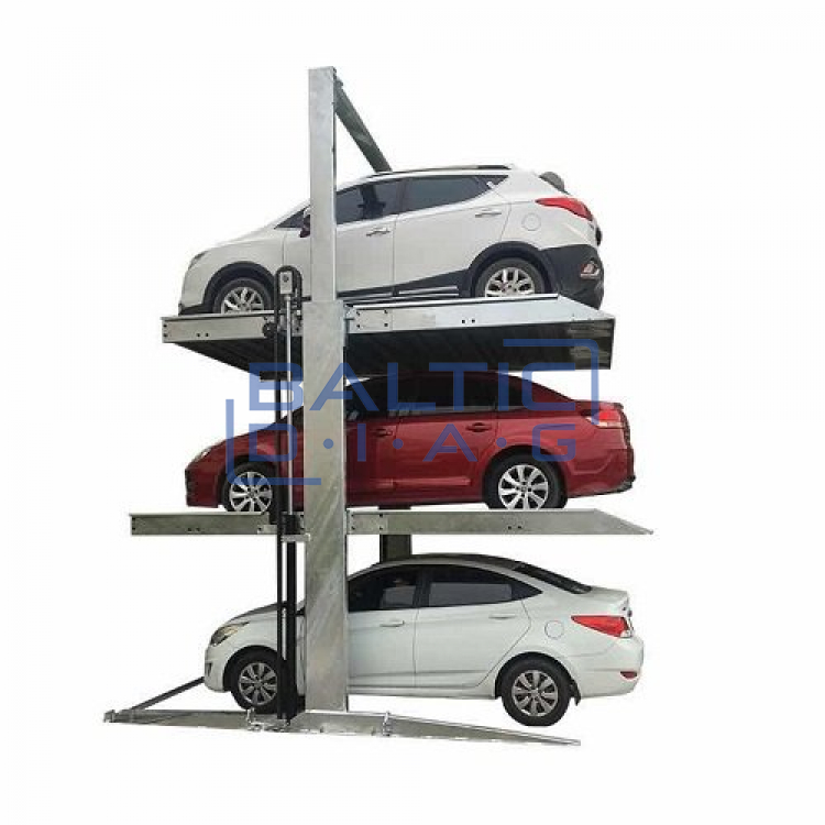 Trijų vietų parkingo keltuvas int-2 post-triple