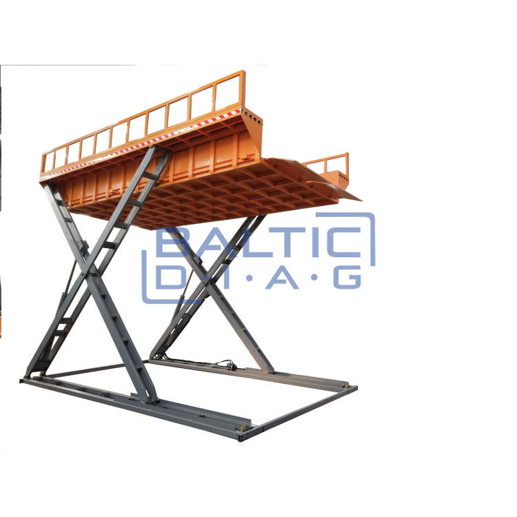 Parking system with mobile scissor lift "int-System-3"