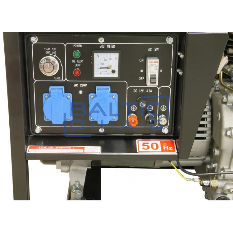 Diesel electric generator 230 V, 4,6 kVA
