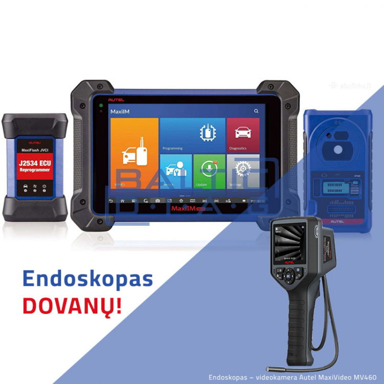 Universali diagnostika su imobilaizerio nuskaitymu Autel MaxiIM IM608