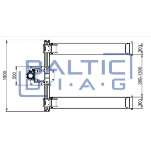 Electro-hydraulic single column lift ATH-Single Lift 12PL