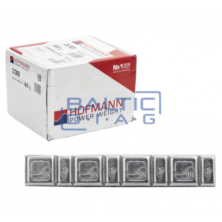 Adhesive weights for balancing 5 / 10 g. 100 pcs