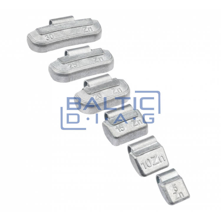 Kalami svareliai balansavimui 5-30 g 600 vnt.